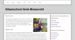 Desktop Screenshot of henkmosseveld.nl